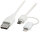 Lindy USB-A/Micro+Lightning 1m