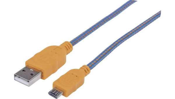Manhattan USB2.0-A/MicroB 1.8m