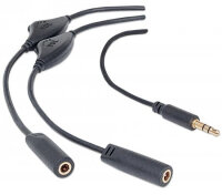 Manhattan 3.5mm >2x 3.5mm 3m