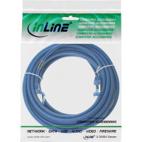 InLine S/FTP CAT6a 10m BLAU