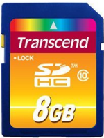 8GB Transcend SDHC Class 10