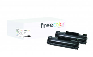 Freecolor Toner HP 35A black CB435AD Doppelpack kompatibel