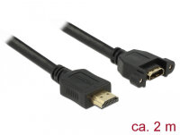 DeLOCK HDMI-A 4K 2m schwarz