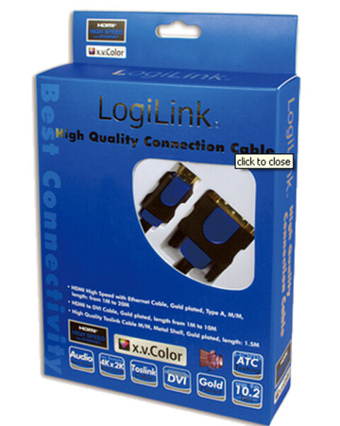 LogiLink HDMI/DVI-D 5m schwarz