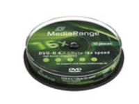 MediaRange DVD-R 4.7GB 16x 10er Spindel Cake-Box