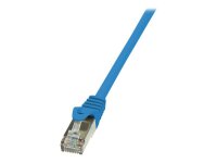 LL SF/UTP CAT5e 25cm BLAU
