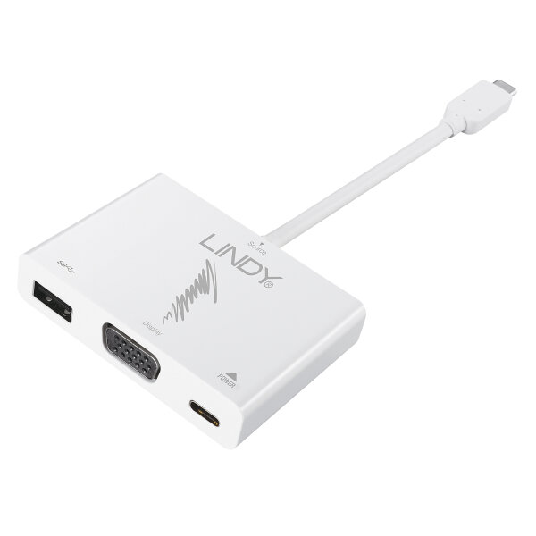 Lindy USB-C /VGA+USB Konverter