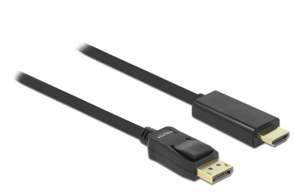 DELOCK Displayport Kabel DP -> HDMI St/St 3.00m schwarz