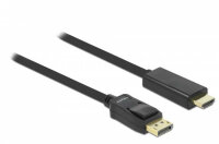 DELOCK Displayport Kabel DP -> HDMI St/St 3.00m schwarz