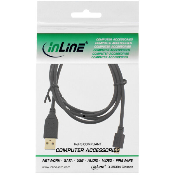 InLine USB-A an Micro-B 50cm