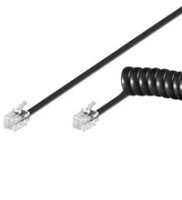Goobay RJ10 Spiralkanel 2m