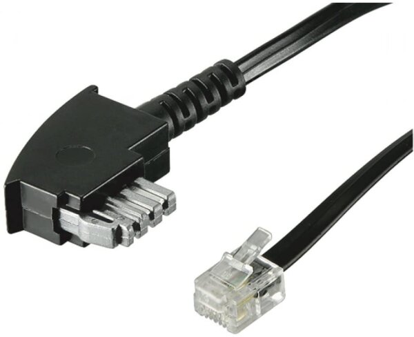 Goobay TAE-N/RJ11 6m schwarz