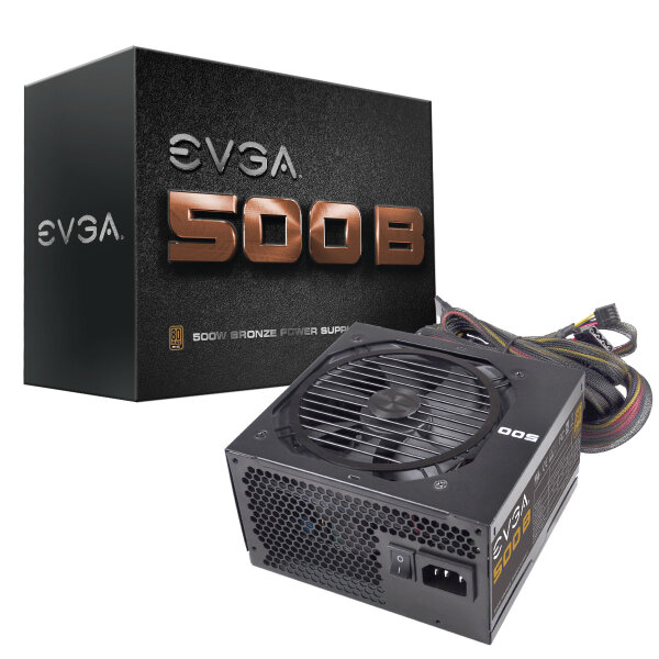 500W EVGA B Serie 500 B Bronze