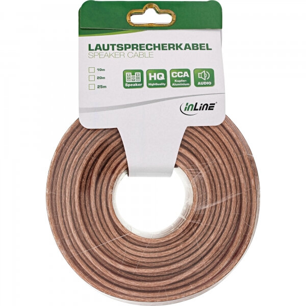Lautsprecherkabel 25m Rolle