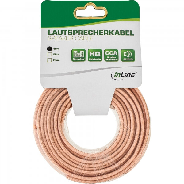 Lautsprecherkabel 10m Rolle
