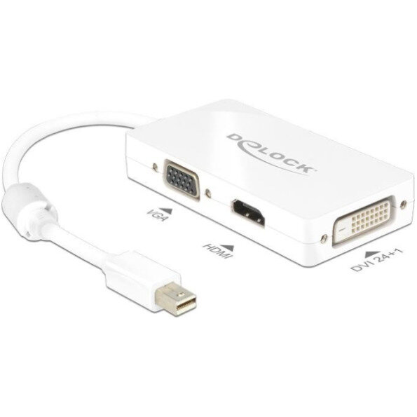 DELOCK Displayport Adapter mini DP -> D-Sub15/HDMI/DV