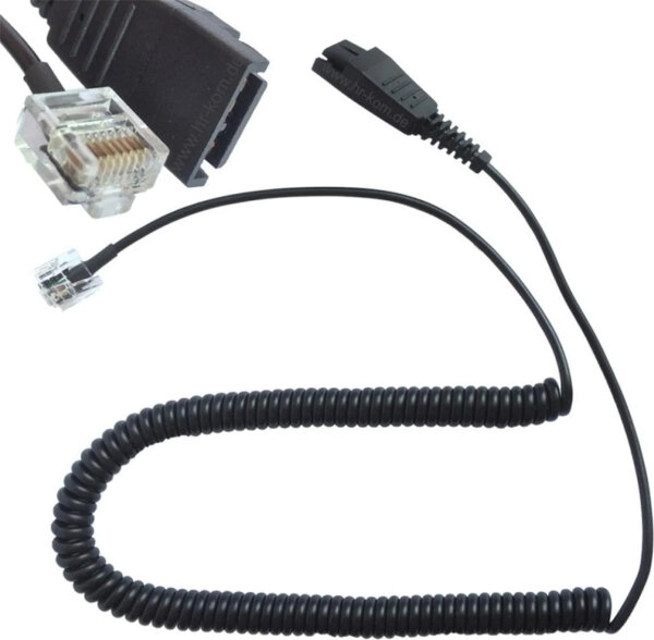 Jabra QD/RJ45 1m schwarz