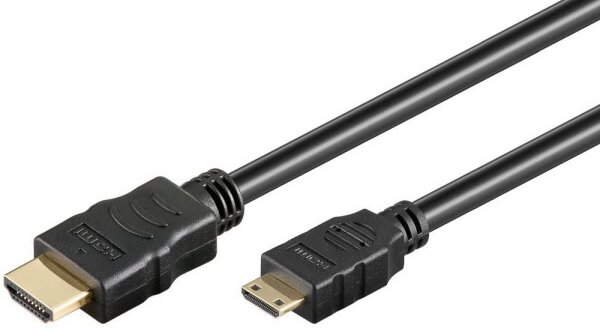 Goobay HDMI Typ-A/C 1m schwarz
