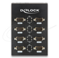 DELOCK Seriell-Hub 8-Port 1x USB -> 8x D-Sub9 extern