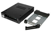 Backplane IcyDock 2x6,3cm SATAI-III in 1x3,5" HDD/SSD sw
