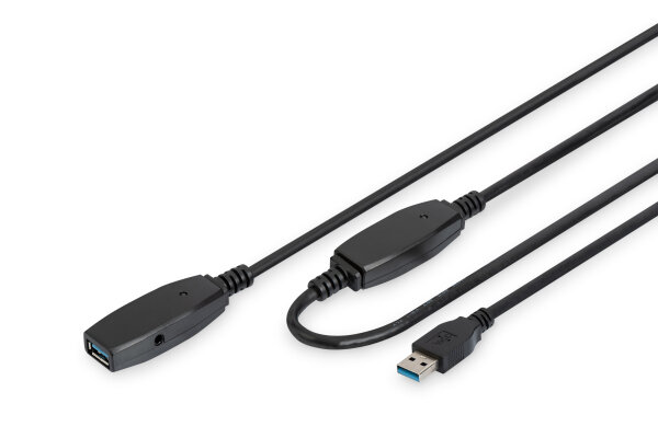 Digitus Aktives USB 3.0 Verlängerungskabel, 10 m