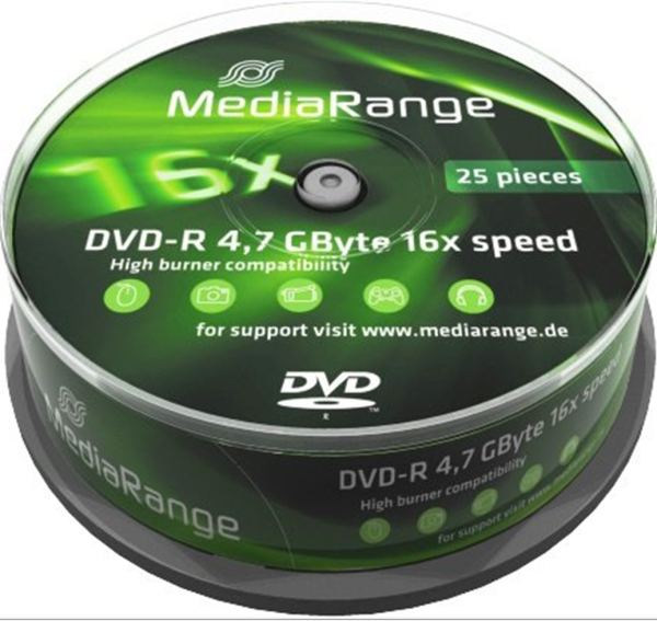 MediaRange DVD-R 25 Stück