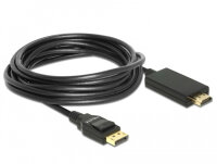 DELOCK Displayport Kabel DP -> HDMI St/St 4K 5.00m...