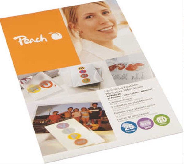 Peach Laminierfolien     80mic glänzend                 25PK