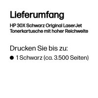 HP 30X High Capacity schwarz