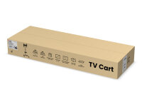 Equip Bodenstandhalter  32"-55"/1TFT  35kg Universal      sw lite Retail