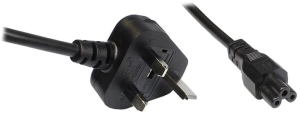 GC UK Stromkabel 1.8m schwarz