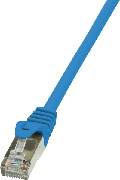 LL F/UTP CAT6 50cm BLAU