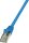 LL F/UTP CAT6 50cm BLAU