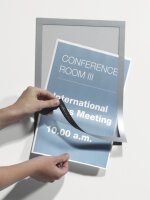 DURABLE Inforahmen Duraframe A4 selbstklebend 2 St silber