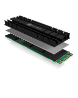 Kühlkörper IcyBox SSD M.2 2280 IB-M2HS-701 black