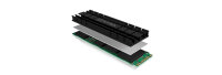Kühlkörper IcyBox SSD M.2 2280 IB-M2HS-701 black