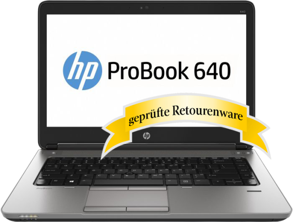 14" HP ProBook 640 G1 i3-4000M 8GB RAM 240GB SSD W10Pro Sonderware