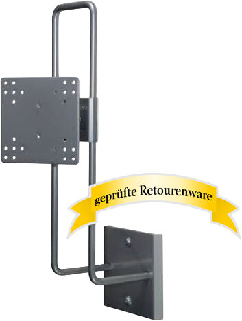 R-Go RGOSC120 Up & Down VESA Wandhalterung bis 27" silber Sonderware