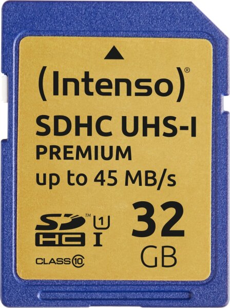 32GB Intenso Premium R45 SDHC