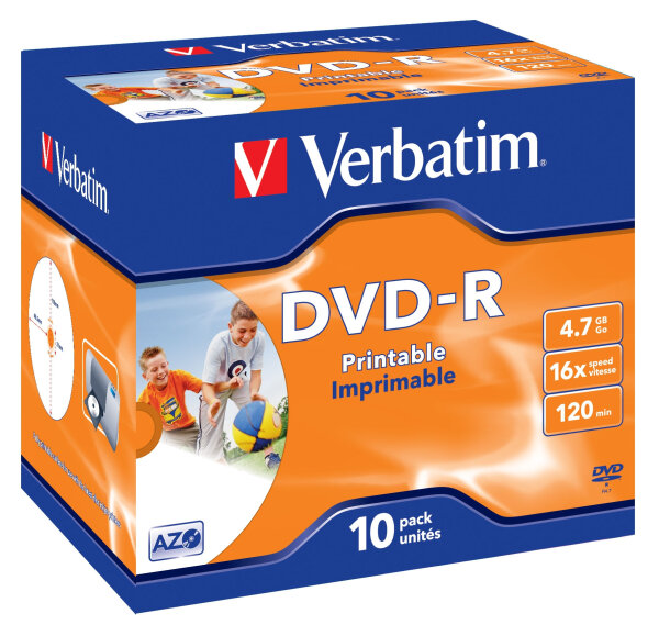 Verbatim DVD-R AZO, 4.7 GB,
