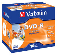 Verbatim DVD-R AZO, 4.7 GB,