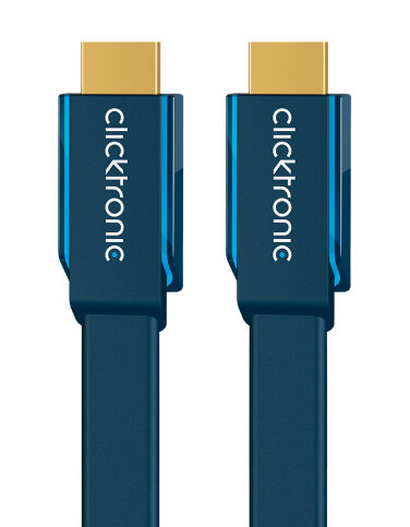 Clicktronic HDMI Flachkabel 1m