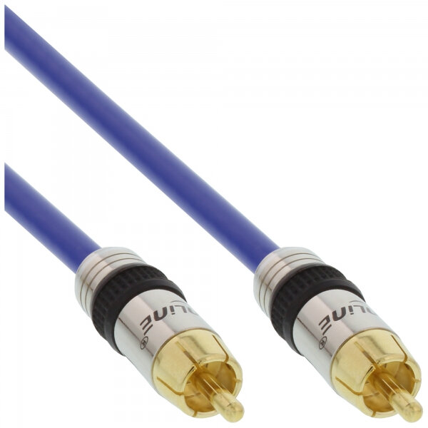 InLine RCA-Kabel 20m blau