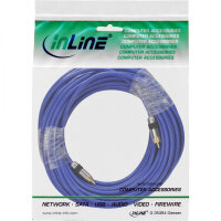 InLine RCA-Kabel 20m blau