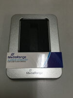 MediaRange Aluminium-Box Aufbewahrung von USB Sticks silber