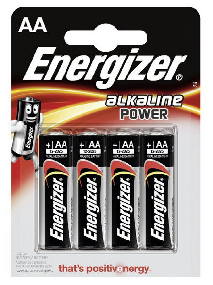 Energizer Batterie Alkaline Power -AA  LR6   Mignon     4St.