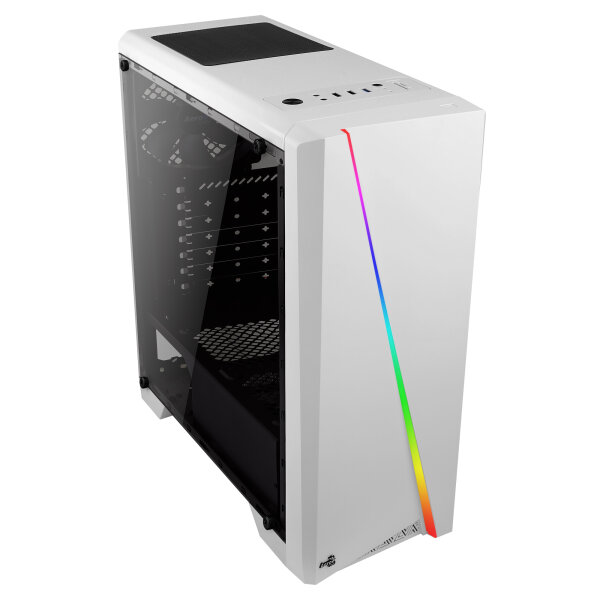 AeroCool Cylon Midi-Tower MicroATX/ATX/MiniITX o.N. Acrylfenster LED Beleuchtung white