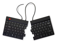 R-Go Tastatur Split   Break UK-Layout     verkabelt  schwarz