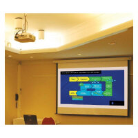 Techly Profi Deckenhalterung f. Beamer,ausziehbar,50-77cm,w.