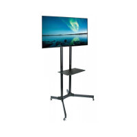 Techly TV LED/LCD Wagen f. LCD LED TV 30"-65" höhenverstellb